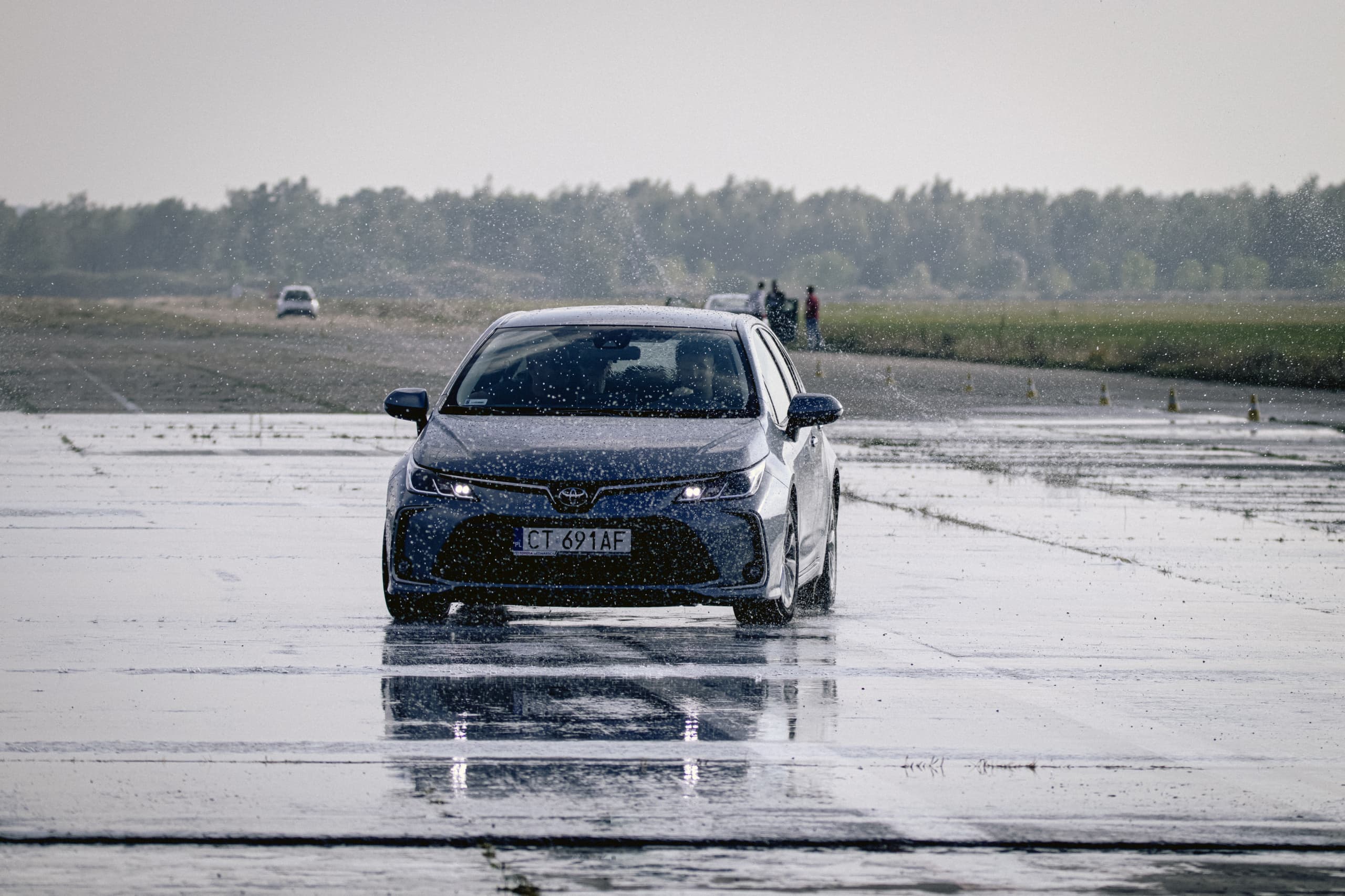 Trening na płycie poślizgowej w MotoPark Toruń
